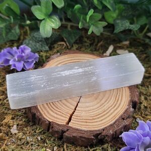 Small Raw Selenite Stick, Wand #10
